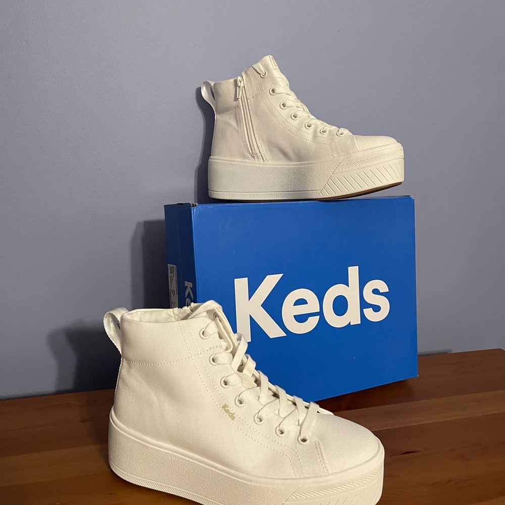 Keds White High-Top Sneakers